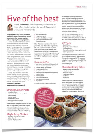 Quick Recipes For Kids